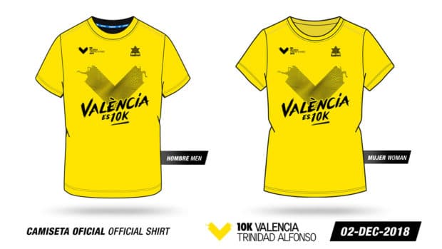 Camiseta 10K Valencia Trinidad Alfonso 2018
