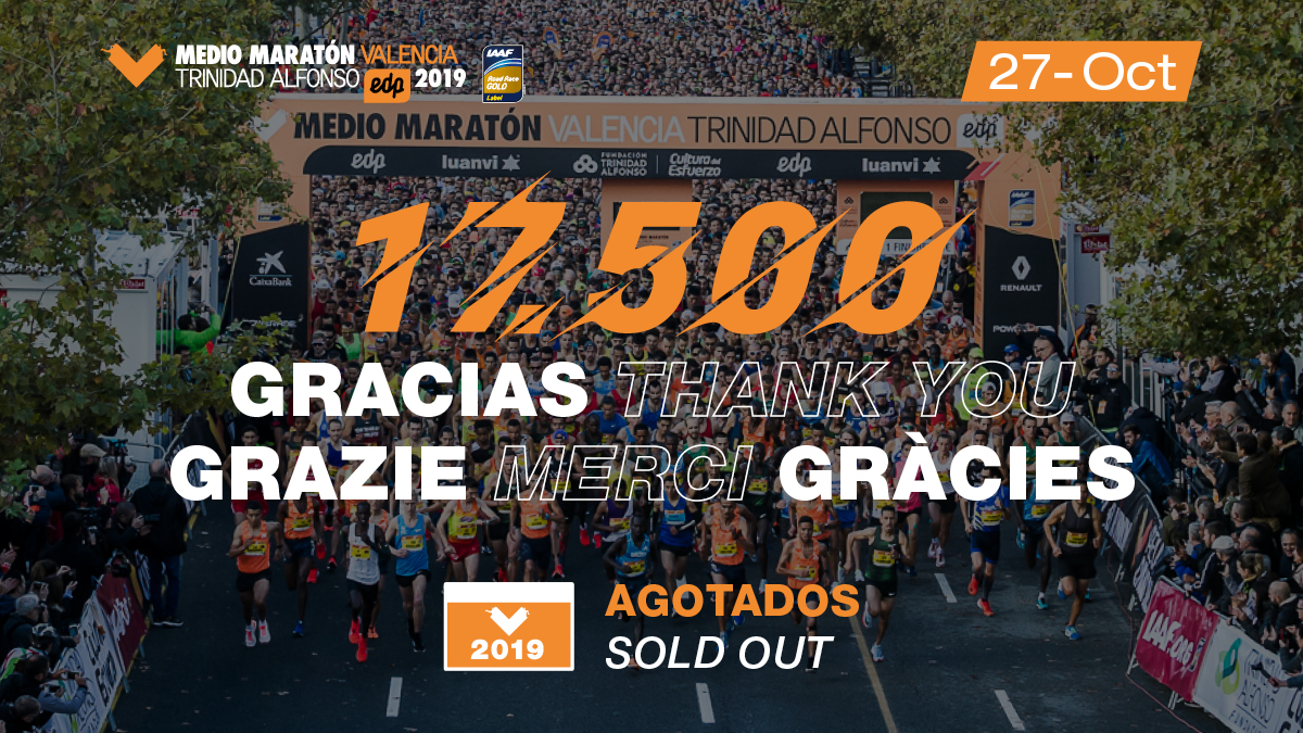 Cierre Inscripciones Medio Maratón Valencia 2019