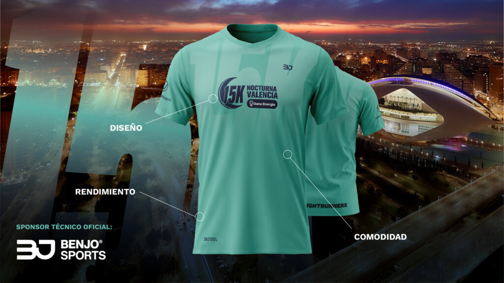 Camiseta 15K Nocturna